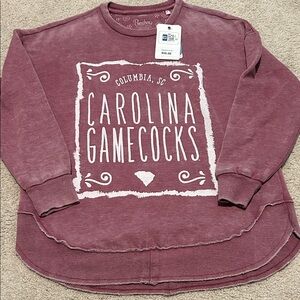 Pressbox Carolina Gamecocks Burgundy Sweatshirt